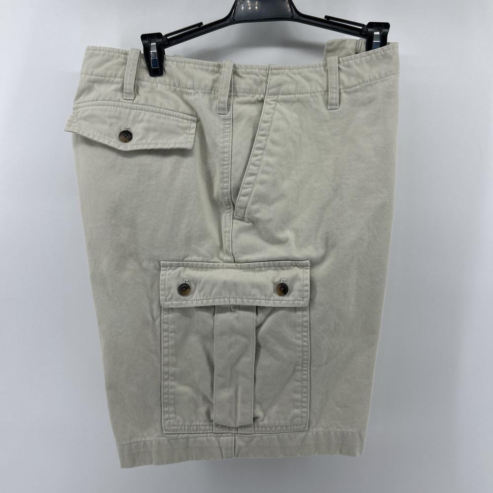 Jos. A Bank Cargo Shorts Men's 38 Beige Khaki Flat Front Golf Vacay Casual